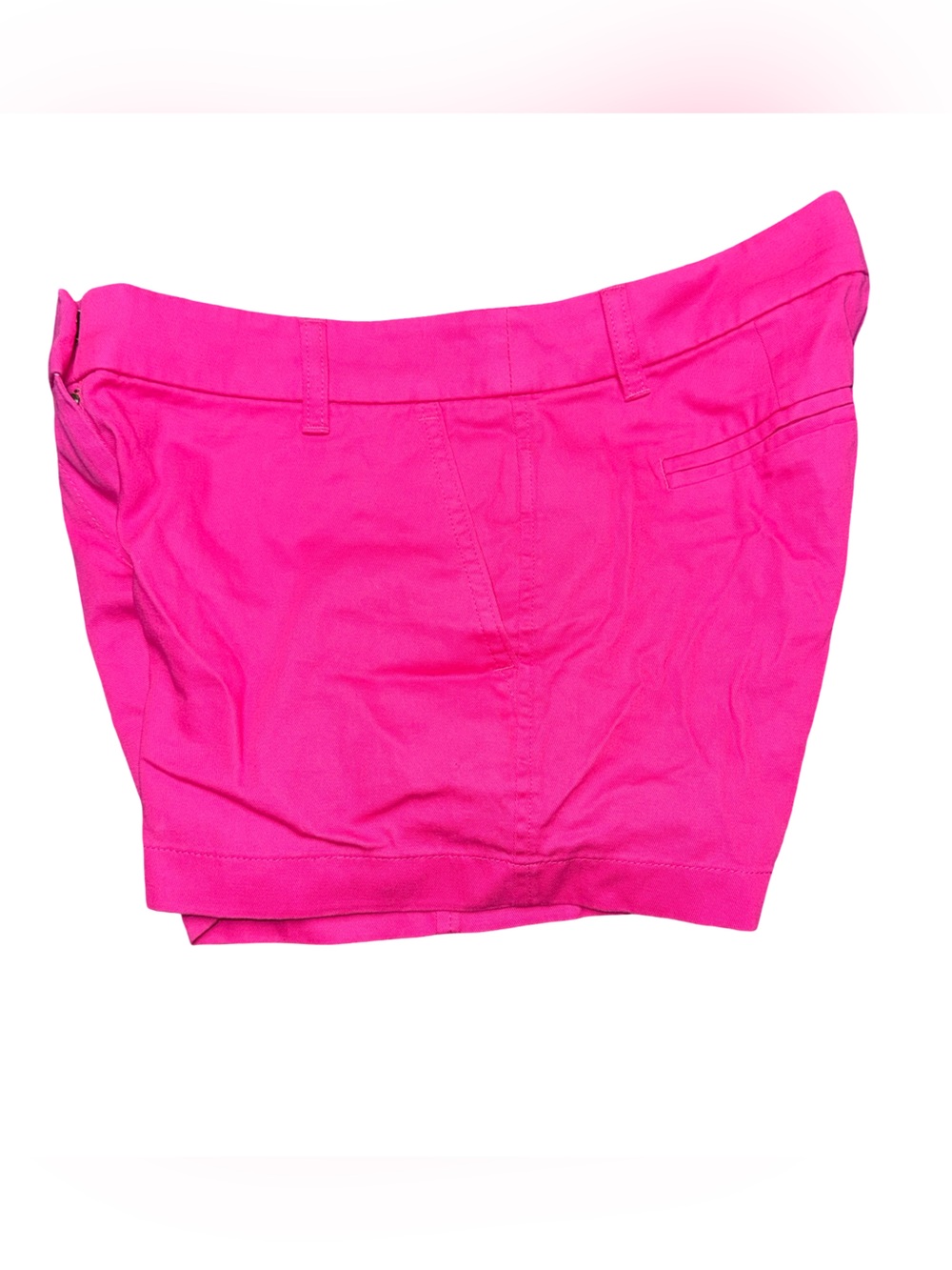 J. Crew Women’s sz 6 Bright Hot Pink Cotton Classic Chino Casual Shorts new nwt - Picture 3 of 11
